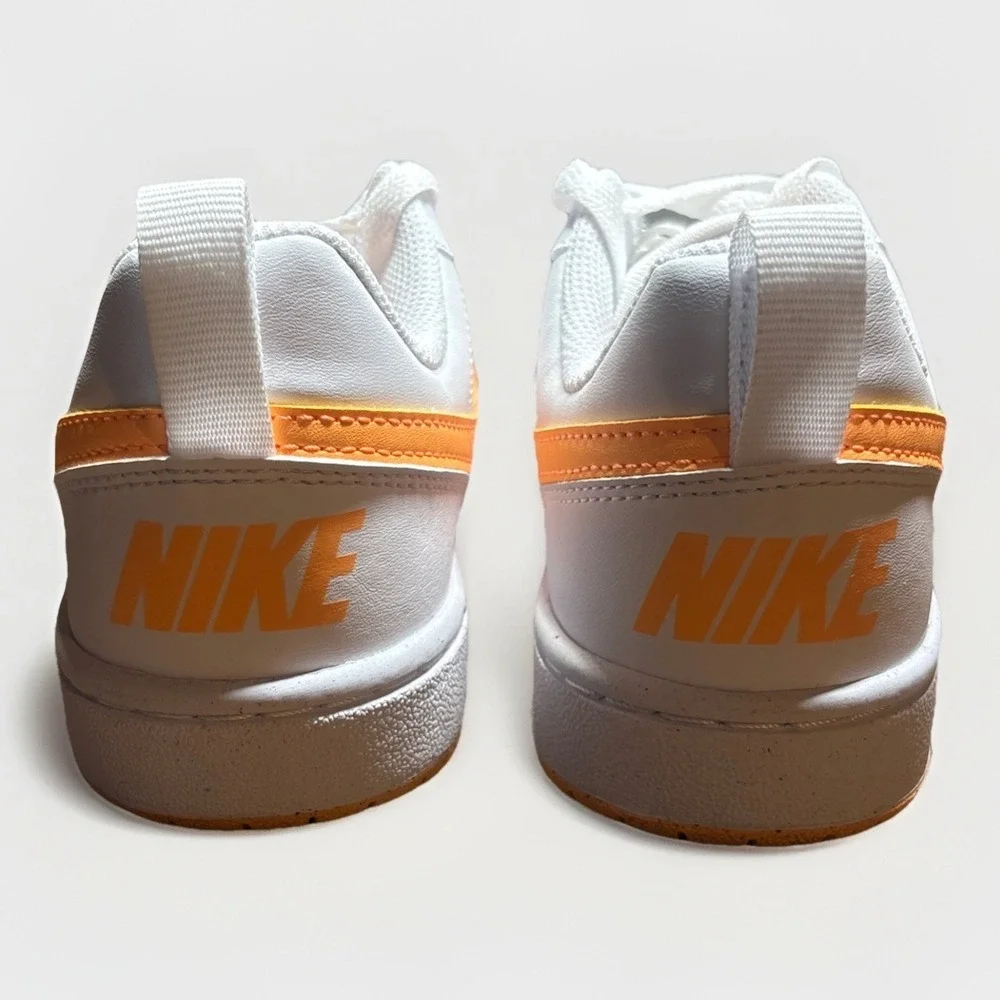 Nike Court‎ Borough Low Recraft GS White And Orange 4 Youth DV5456-119